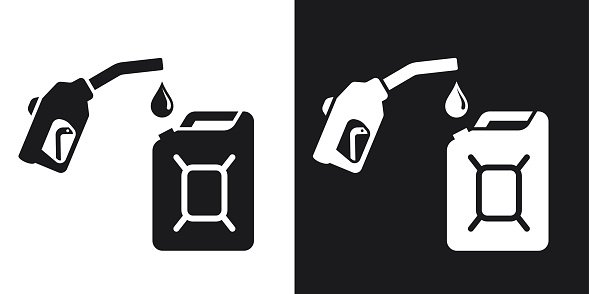 589x294 Gun For Fuel Pump And Canister Of Fuel, Vector Premium Clipart