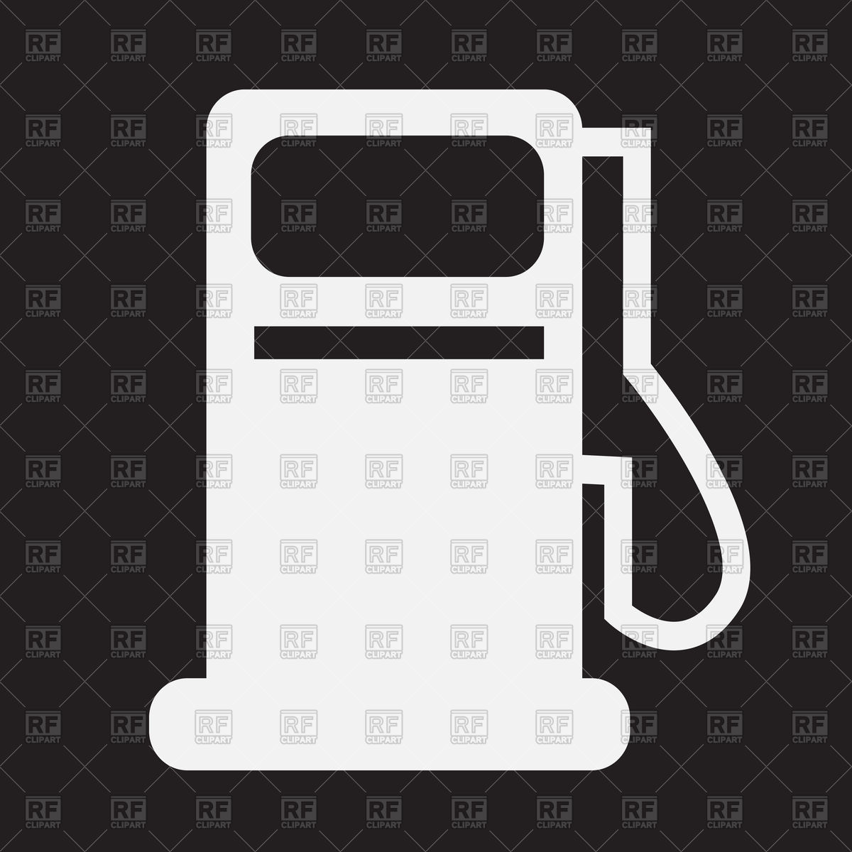 1200x1200 Petrol Pump Or Gasoline Station Vector Image Of Objects Tumdee