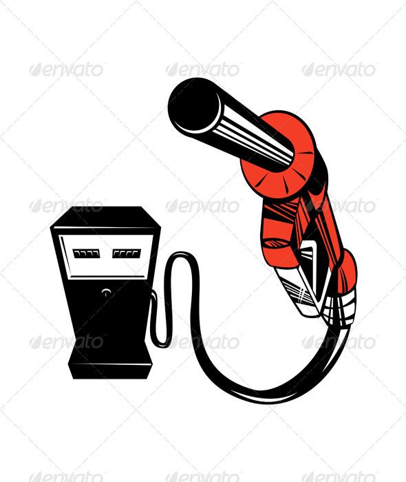 590x700 Fuel Pump Station Nozzle Retro Object Old Gas Stations, Print