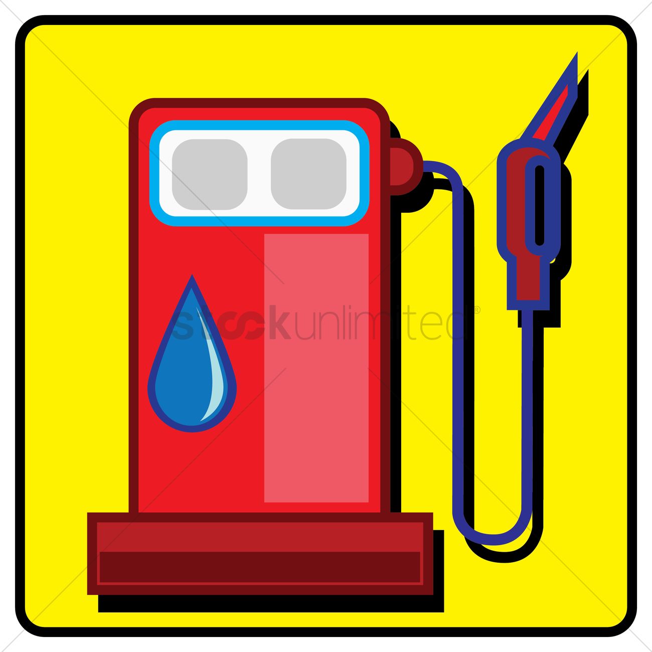 1300x1300 Fuel Pump Vector Image