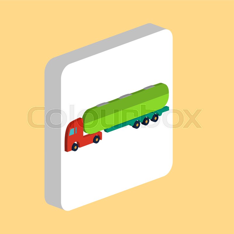 800x800 Fuel Truck Simple Vector Icon Stock Vector Colourbox