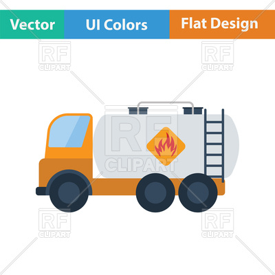 400x400 Fuel Tank Truck Icon Vector Image Of Transportation Angelp