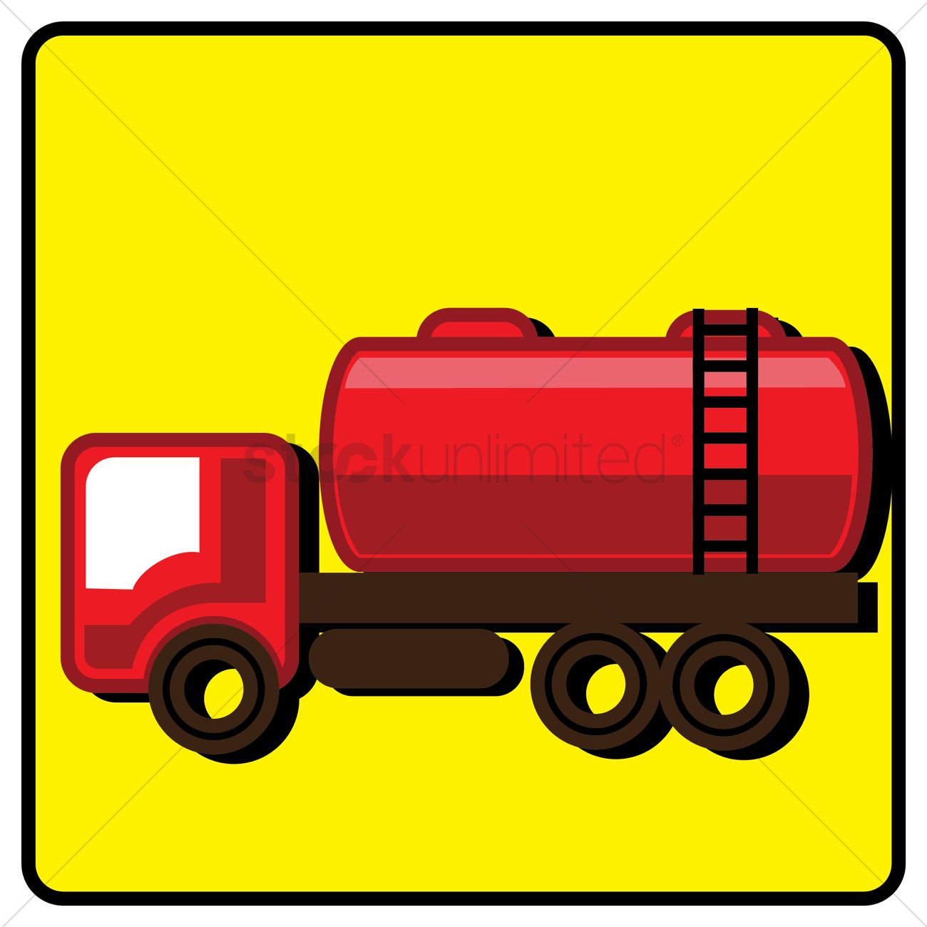 Fuel Truck Vector at Collection of Fuel Truck Vector