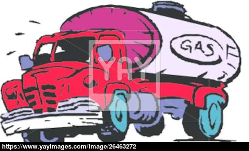 512x311 Fuel Truck Vector