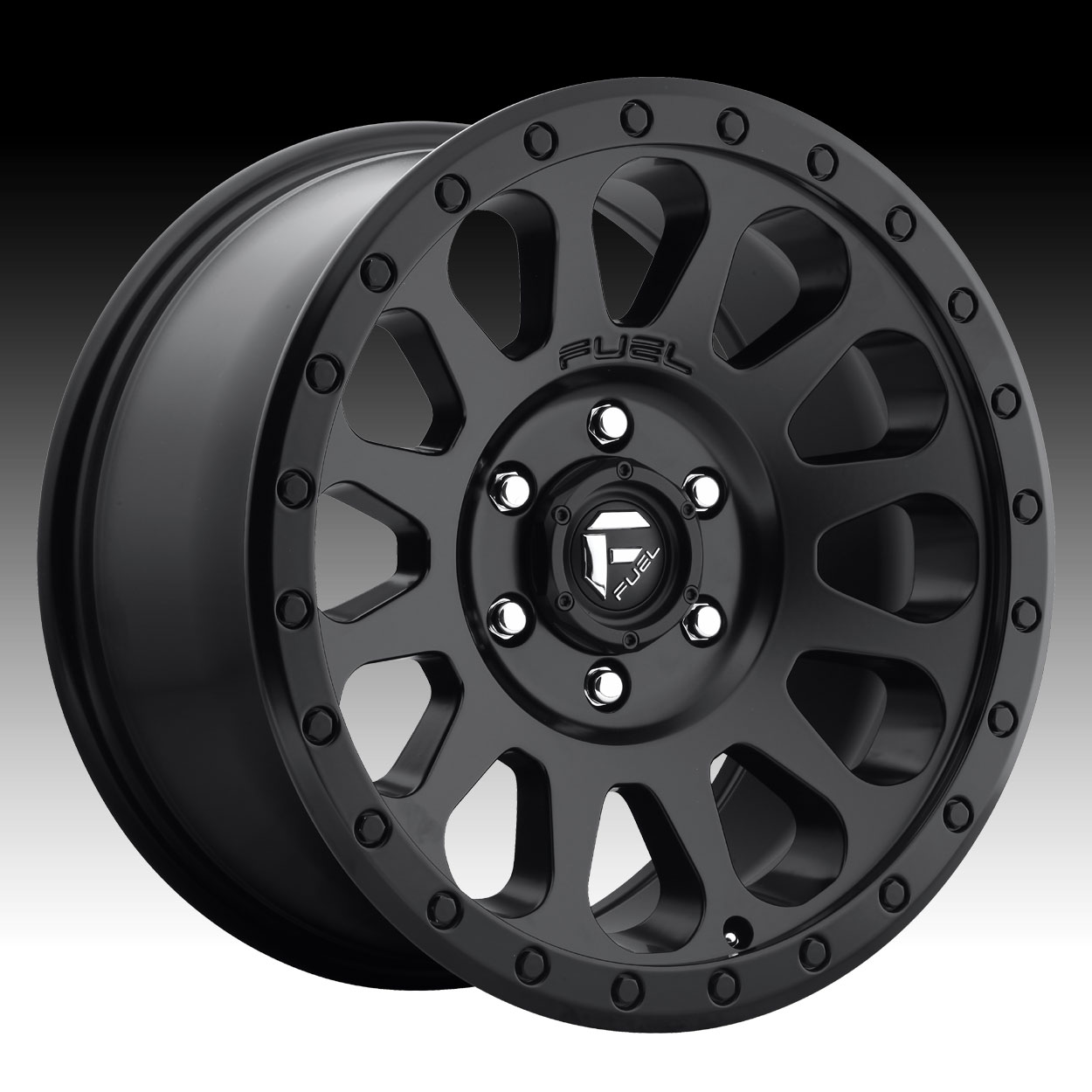 Fuel Vector Matte Black Custom Truck Wheels Rims 1250x1250 Fuel Vector Matte Black Custom Truck Wheels Rims