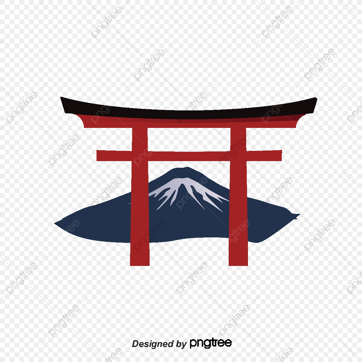 1200x1200 Japan Mount Fuji, Vector Png, Japanese Tourism, Japan Tour Png