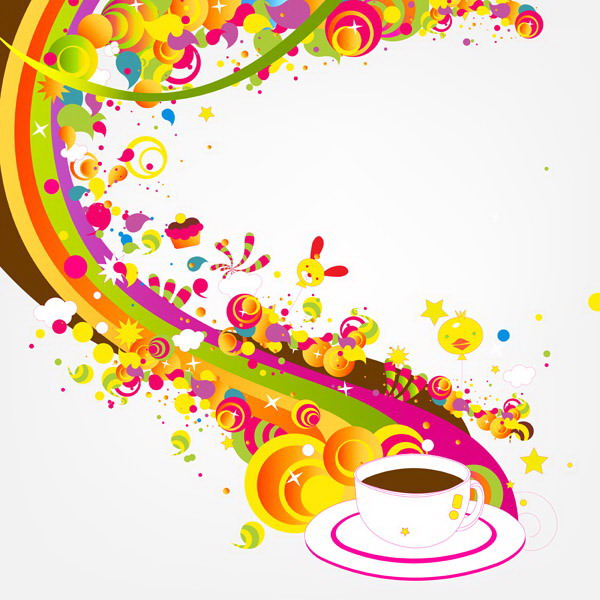 600x600 Fun Fashion Pattern Background