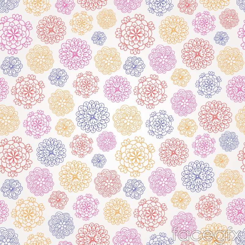 800x800 Fun Floral Background Vector Over Millions Vectors, Stock Photos