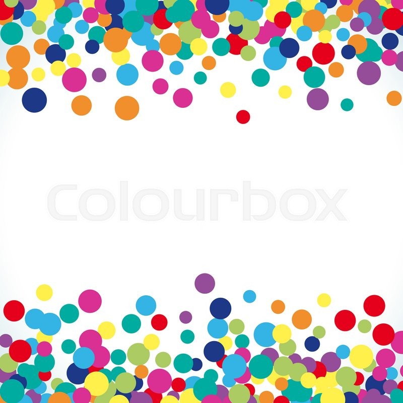 800x800 Colorful Abstract Dot Background Stock Vector Colourbox