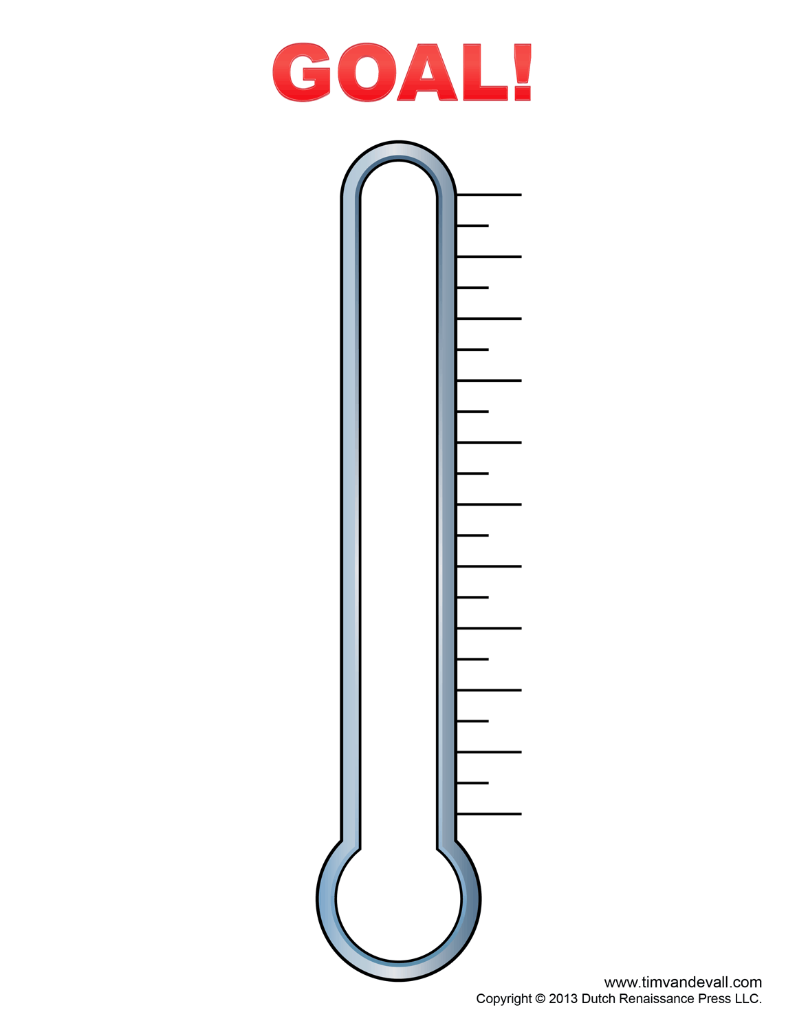 1159x1500 Fundraising Thermometer Template For J Goal Thermometer