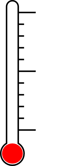 216x584 Fundraising Thermometer Clipart