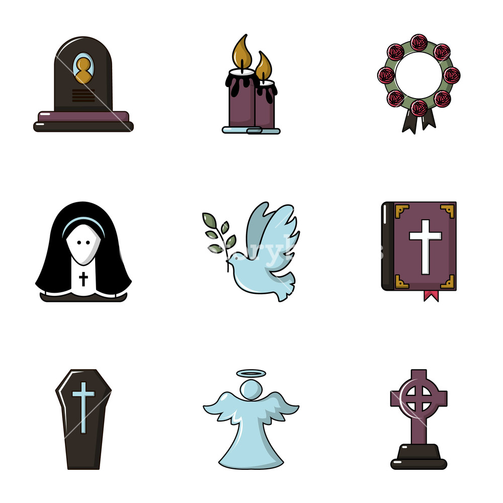 Funeral Home Icons Set Flat Set Of Funeral Home Vector Icons 1000x1000 Funeral Home Icons Set Flat Set Of Funeral Home Vector Icons