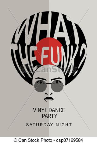 Funk Vinyl Poster Party Poster What The Funk Vector 318x470 Funk Vinyl Poster Party Poster What The Funk Vector