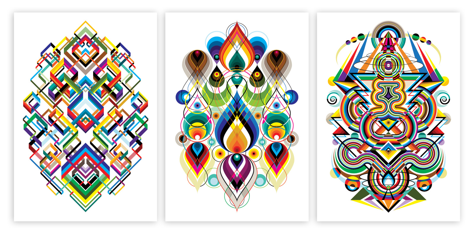 Matt Moore Vector Funk 'rorschach' Prints Available 1600x793 Matt Moore Vector Funk 'rorschach' Prints Available
