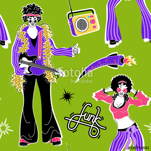 Soul Party Time Dancers Of Soul Pattern Funk Or Disco People 500x500 Soul Party Time Dancers Of Soul Pattern Funk Or Disco People