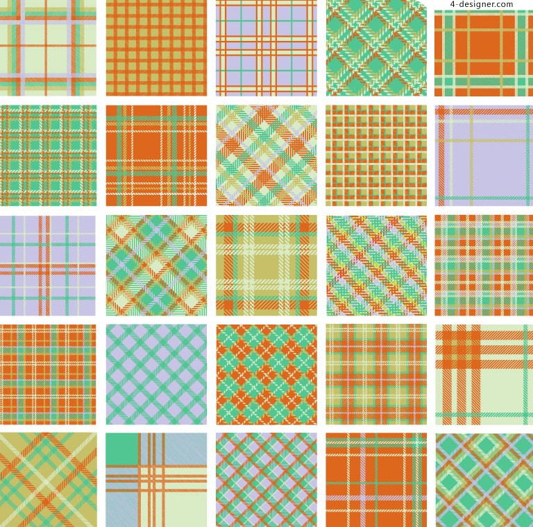 768x760 Designer Funky Plaid Background Vector Material