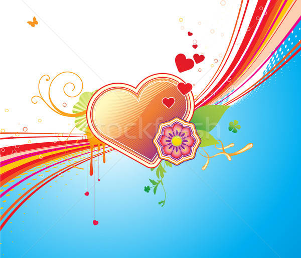 600x515 Funky Background Vector Illustration Oblachko