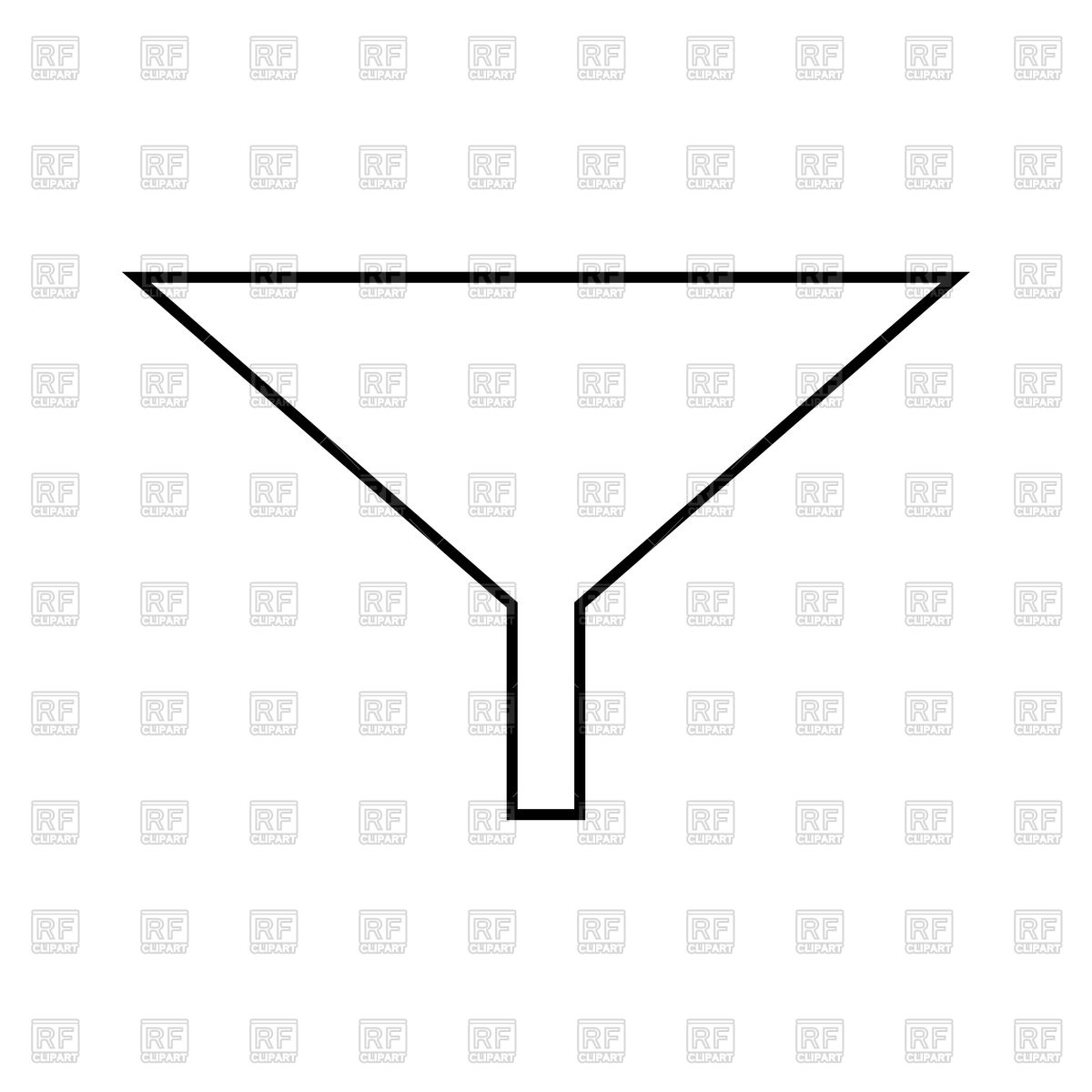 1200x1200 Funnel Black Icon Vector Image Of Icons And Emblems