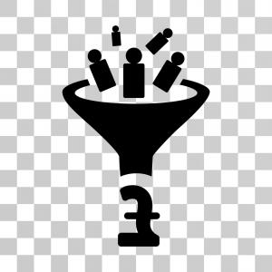 300x300 Pound Sales Funnel Icon Vector Hoodamathrun