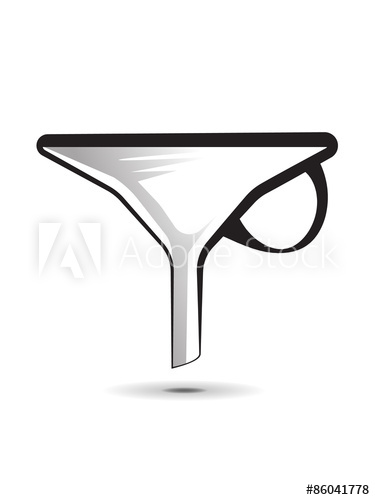 375x500 Funnel Icon Vector Symbol Design