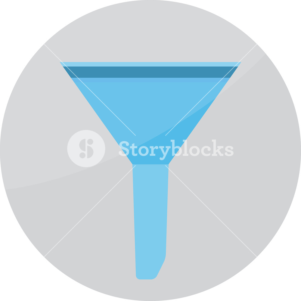 1000x1000 Filter Funnel Icon Cone And Chemistry Experiment, Tool Neck