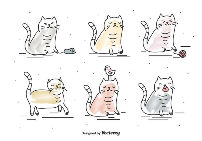 Funny Cat Vector 700x490 Funny Cat Vector