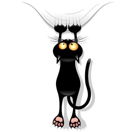 Stock Vector Cat Vector, Black Cartoon, Cats 450x450 Stock Vector Cat Vector, Black Cartoon, Cats
