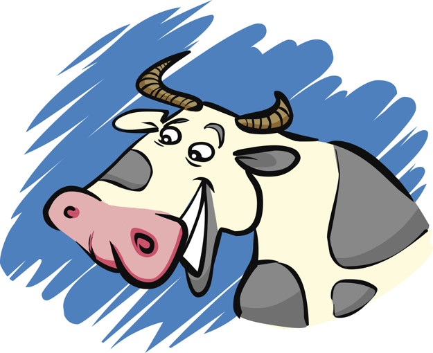 625x510 Funny Cow Vector Premium Download