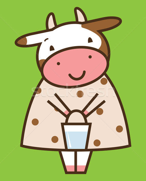 486x600 Funny Cow Vector Illustration Rada Covalenco