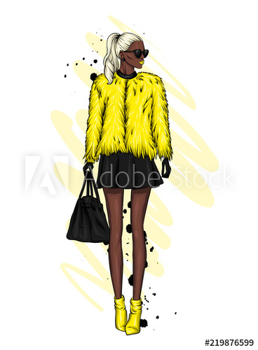 Fur Coat Vector