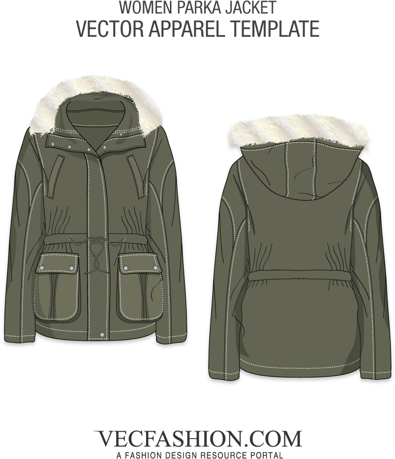 795x923 Vector Fur Jacket