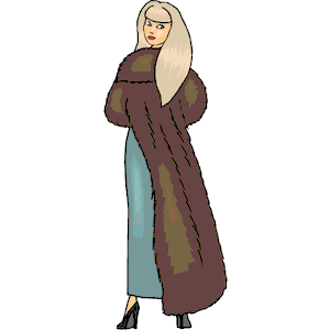 300x300 Woman In Fur Coat Clipart, Cliparts Of Woman In Fur Coat Free