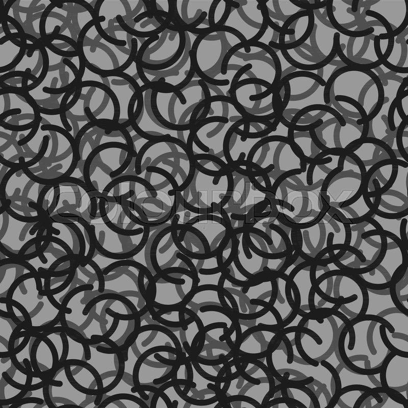 800x800 Curls Seamless Pattern Curly Hair Stock Vector Colourbox