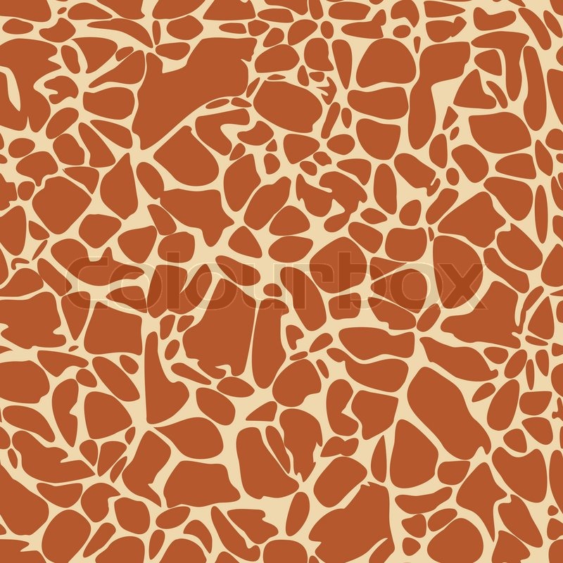 800x800 Giraffe Fur Texture Vector Seamless Stock Vector Colourbox