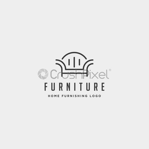 Furniture Logo Design Vector Icon Illustration Icon Isolated 500x500 Furniture Logo Design Vector Icon Illustration Icon Isolated