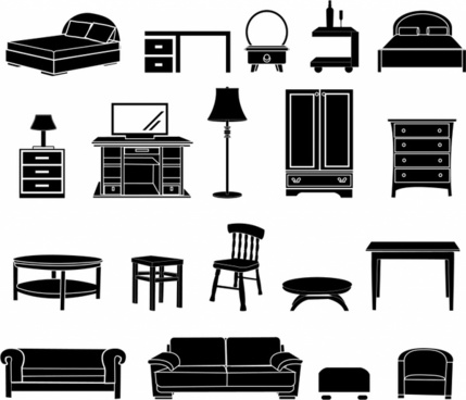 Furniture Free Vector Download 429x368 Furniture Free Vector Download