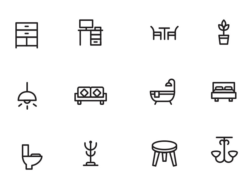 Home Decor And Furniture Icons 800x600 Home Decor And Furniture Icons