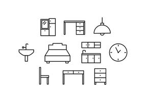 Furniture Free Vector Art 286x200 Furniture Free Vector Art