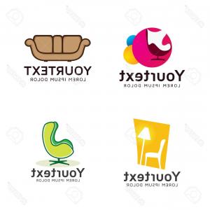 300x300 Furniture Logo Sofa Interior Design Creative Vector Catchsplace