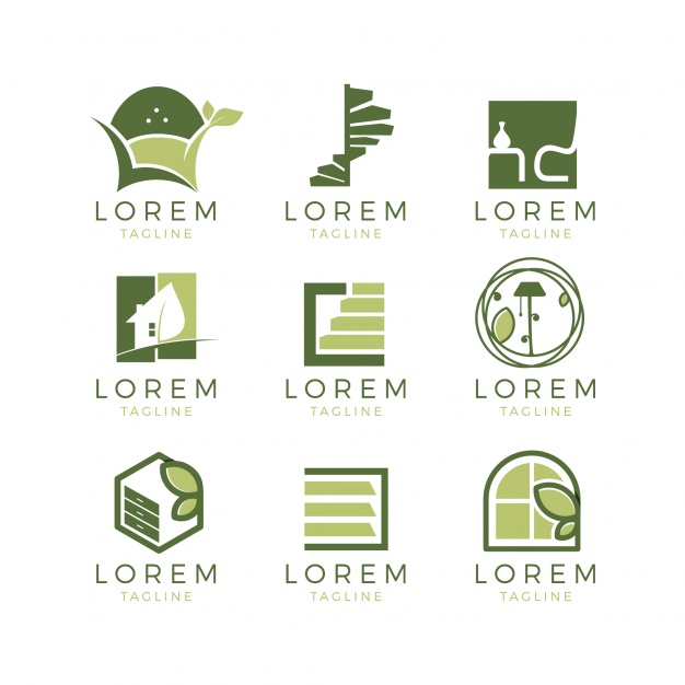 626x626 Furniture Logo Collection Vector Free Download