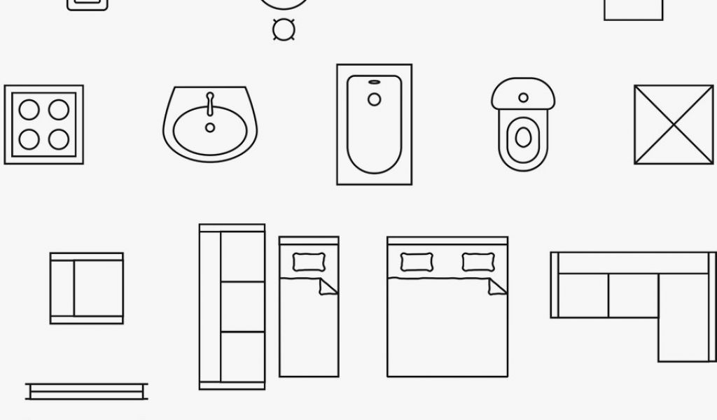 View House Plan Furniture Icons