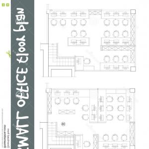 300x300 Standard Office Furniture Symbols On Floor Plans Vector Fdaecbad