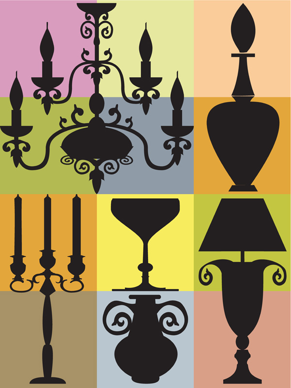 600x799 European Classical Furniture Silhouette