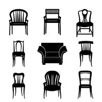 200x200 Furniture Silhouette Free Vector Art