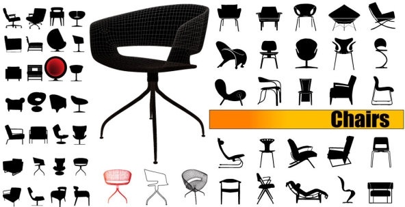 592x303 Seat Silhouette Vector Free Graphics Uihere