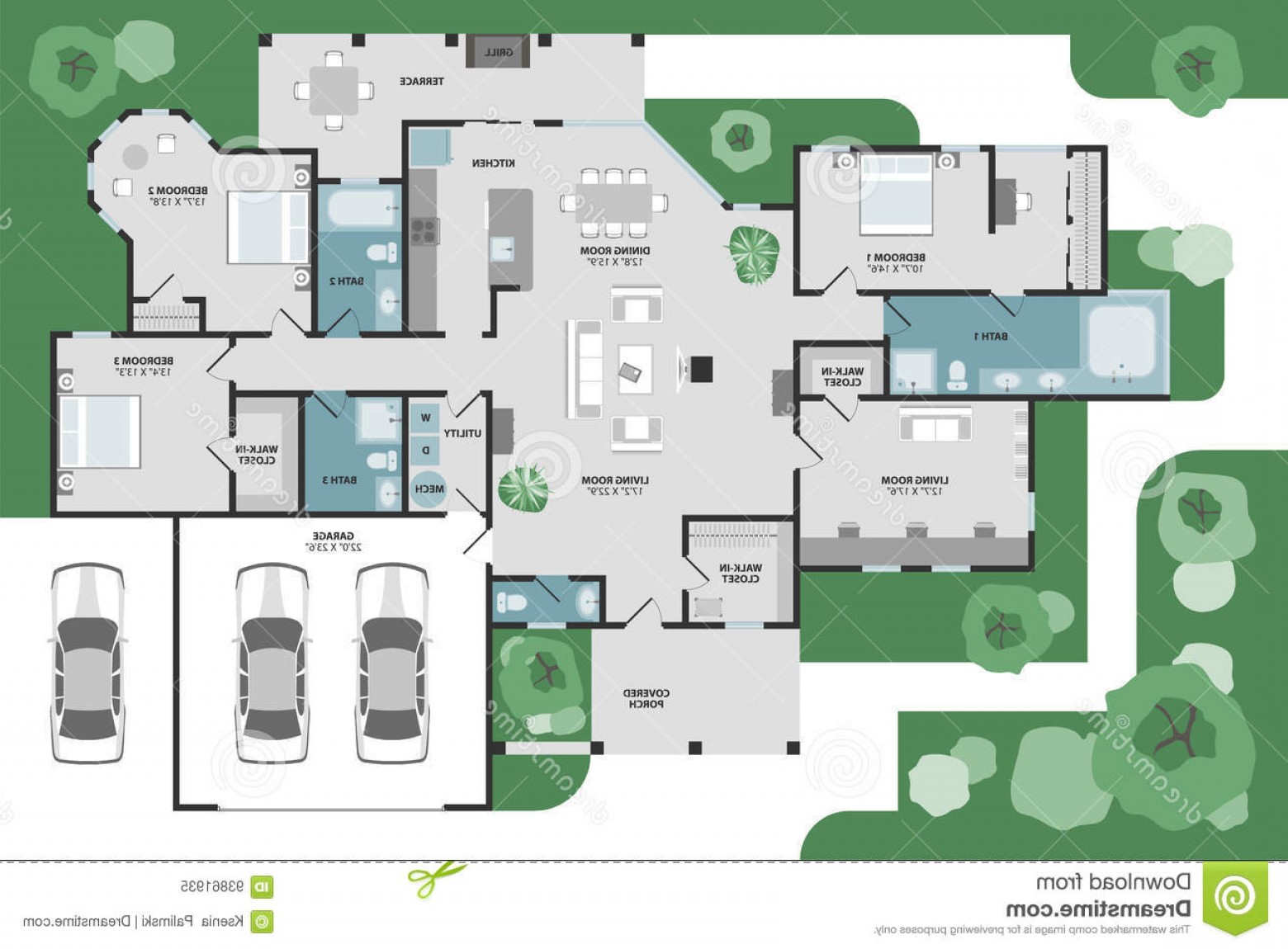 1560x1150 Stock Illustration Vector Floor Plan House Modern Unique Graphic