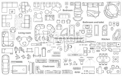 400x248 Top View Furniture Images