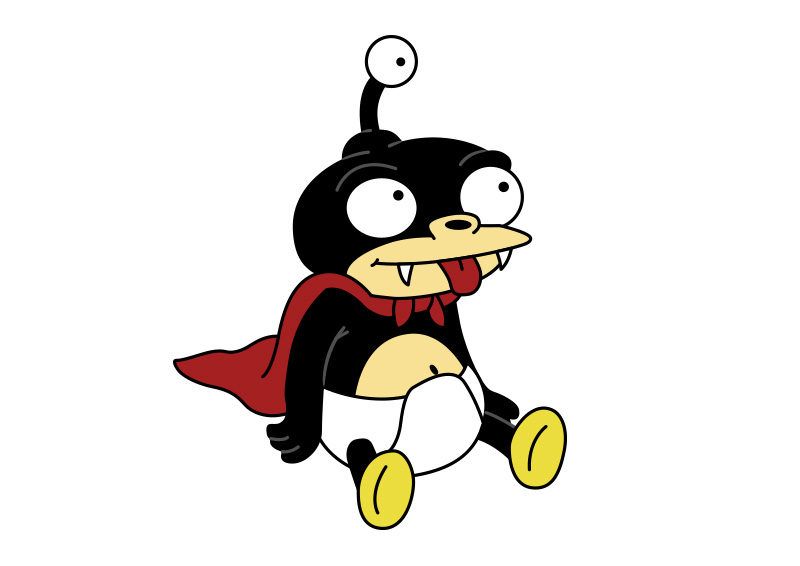 800x566 Nibbler Futurama Vector
