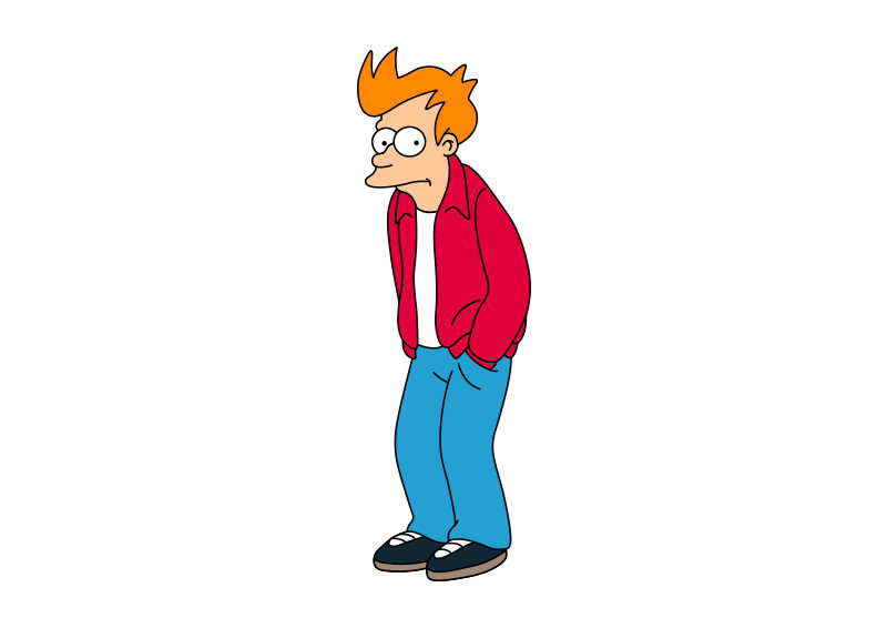 800x566 Philip J Fry Futurama Vector