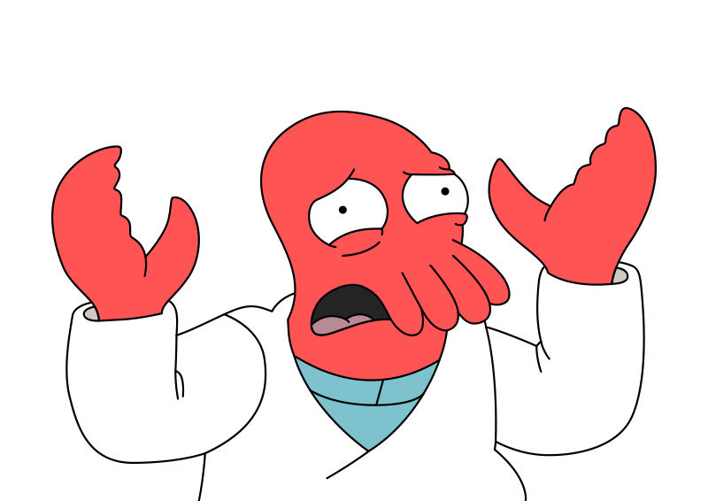 800x566 Zoidberg Futurama Free Vector
